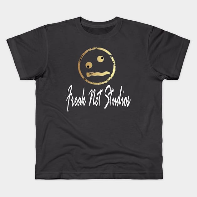 Freak Net Studios Official Logo Kids T-Shirt by FreakNetStudios